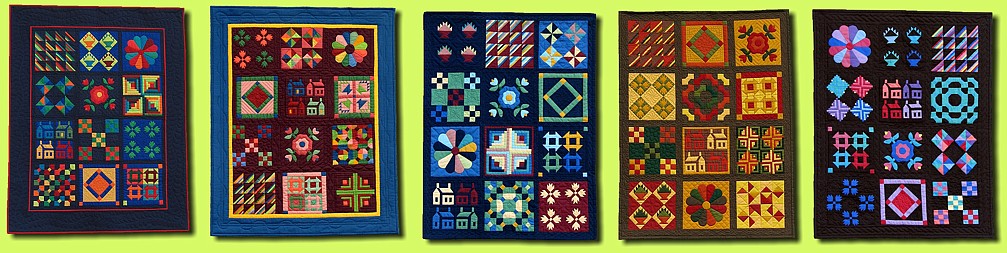 Kleiner Amish: alle Quilts